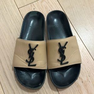 Saint Laurent Jimmy Joan Slides